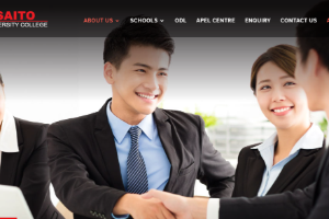 Saito University College Website