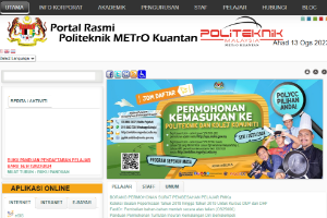 Politeknik Metro Kuantan Website