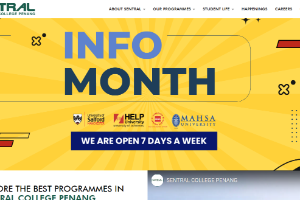 Sentral College Penang Website