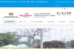 Politeknik Ibrahim Sultan Website
