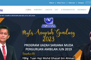 Institut Pendidikan Guru Kampus Perempuan Melayu Website