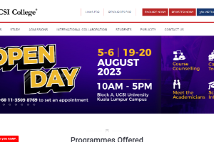 UCSI College Kuala Lumpur Website