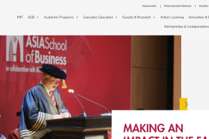 Asia School of Business Website