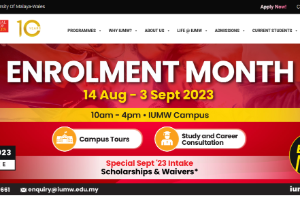 International University of Malaya Wales Website
