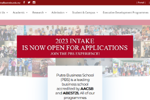 Putra Business School Website