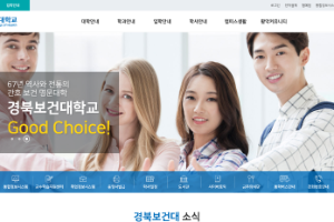 Gyeongbuk College of Health Website