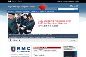 Royal Military College of Canada Website