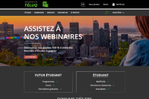 Tele-Université TÉLUQ Website