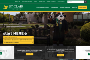 Saint Clair College Website