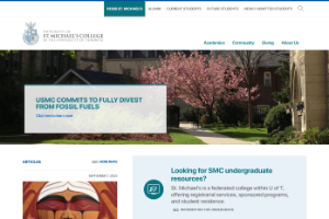 University of St Michael's College Website