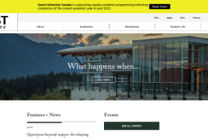 Quest University Website