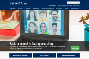 Université Sainte Anne Website