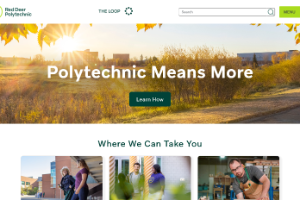 Red Deer Polytechnic Website