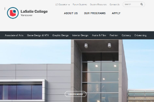 Lasalle College Vancouver Website