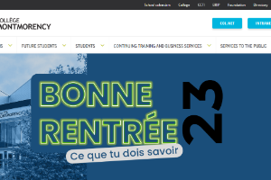 Collège Montmorency Website
