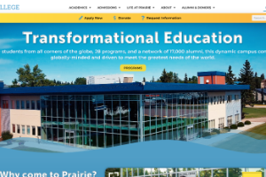 Prairie College Website