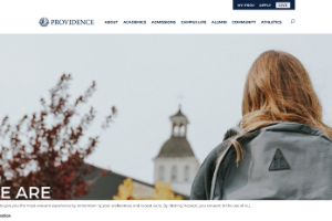 Providence University College Website