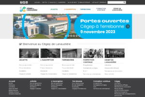 Cégep Régional de Lanaudière Website