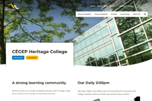 Heritage College Hull Gatineau Website