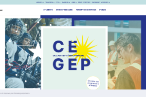 Cégep de l'Abitibi Témiscamingue Website