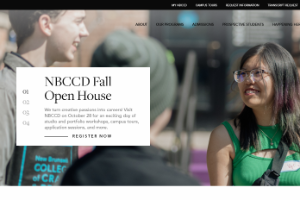 New Brunswick College of Craft and Design Website