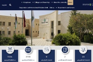 Ajloun National University Website