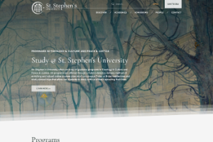 Saint Stephen's University Website