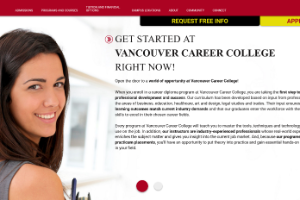 Vancouver Career College Website