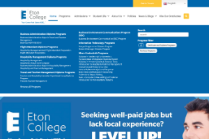 Eton College Vancouver Website
