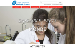 Collège International Marie de France Website