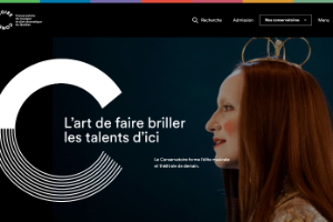 Conservatoire de Musique et d’Art Dramatique du Québec Website