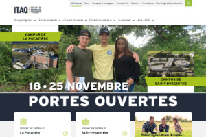 Institut de technologie agroalimentaire du Québec ITAQ Website
