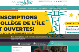 Collège de l'Île Website