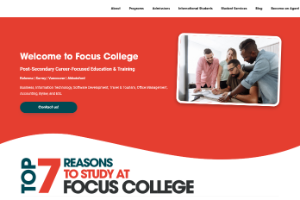 Focus College Website