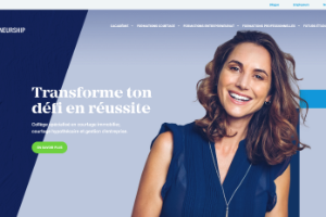 Académie de l'Entrepreneurship Québécois Website