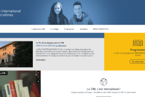 Collège International des Marcellines Website