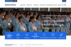 Kunsan College of Nursing Website