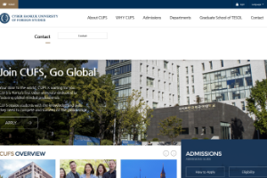 Cyber Hankuk University of Foreign Studies Website