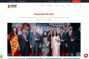 Management and Science Institute Website