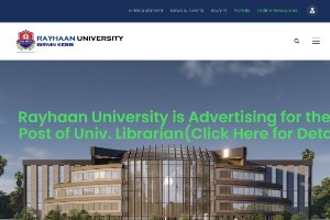 Rayhaan University Website