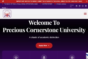 Precious Cornerstone University Website
