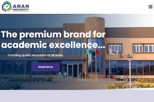Anan University Website