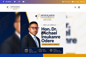 Arthur Jarvis University Website