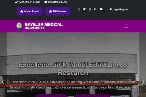 Bayelsa Medical University Website
