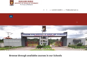 Olusegun Agagu University of Science and Technology Website