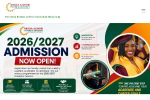 First Technical University, Ibadan Website