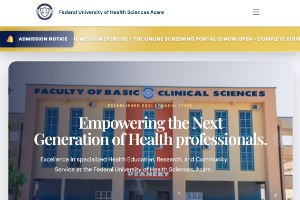 Federal University of Health Sciences, Azare Website