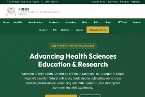 Federal University of Health Sciences, Iyin-Ekiti Website
