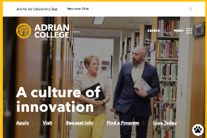 Adrian College Website