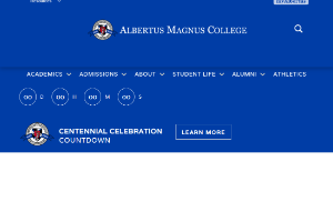 Albertus Magnus College Website